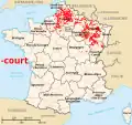 Terminaison en -court