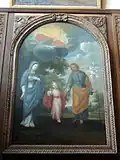La sainte Famille et la sainte Trinité.