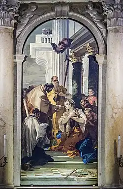 La Dernière communion de sainte Lucie (1747-1748).