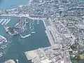 Vue générale aérienne.