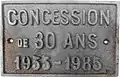 Concession d'une tombe - depuis longtemps expirée