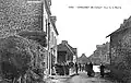 Concoret ː la rue de la mairie vers 1925 (carte postale).
