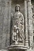 Statue de la façade occidentale.
