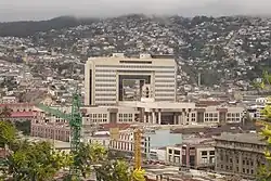 Vue du Congreso Nacional de Chile.