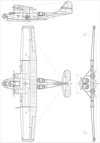 vue en plan de l’avion