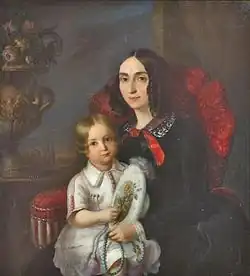 Anica Manu et son enfant