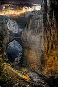 Les gorges du Rhummel de nuit
