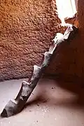 À Kouaba  une construction d'un tata