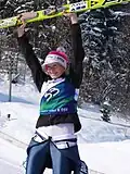 Daniela Iraschko : victoire à Villach en 2010.