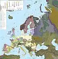 Géologie de l'Union européenne continentale.
