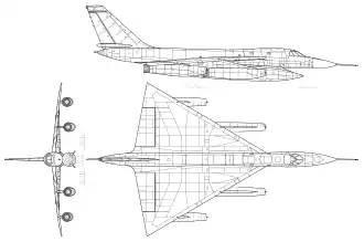 vue en plan de l’avion