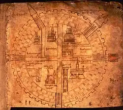 Carte Copenhague de croisés, 1250.