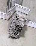 Loup crachant des rinceaux