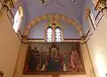 Intérieur de l'église Saint-Pierre-Saint-Paul. Œuvre du peintre Jules Flandrin.