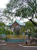 Kiosque à musique de la place cuadrado de la matriz (du carré de la matrice ou carré matriciel)