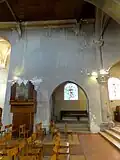 Nef, orgue et 4e&nbsp;grande arcade du nord.