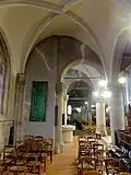 Collatéral sud, 2e&nbsp;travée, vue vers l'ouest.
