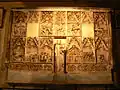 Retable de la Vierge, en marbre blanc (XIVe&nbsp;siècle)