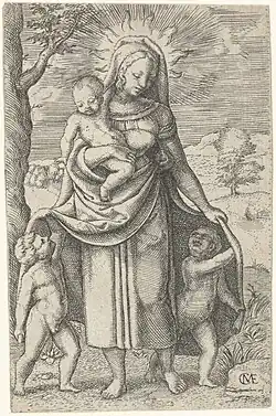 G3. Caritas, signée : CME/1543 ou 1544.