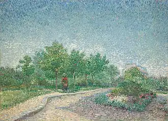 Allée du parc Voyer d'Argenson.