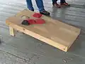 Jeu de Cornhole.
