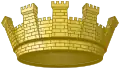 Couronne murale.