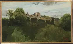 Vue de Genzano, Corot, Met.