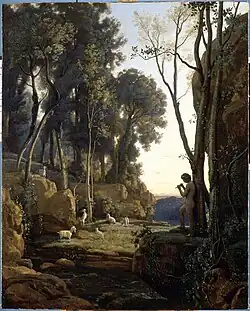 Le Petit Berger ou Paysage, soleil couchant, Salon de 1840, Metz, Musée de la Cour d'Or