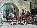 Préparatifs au palio