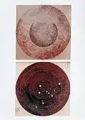 Cosmocible brodée (verso et recto), broderie C. Peyret, 2012.