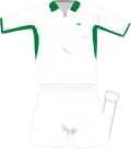 Le Maillot extérieur en 2008 La sélection ivoirienne entretient des rivalités avec ses voisins du Syli National de  Guinée, les Aigles du Mali et les étalons du Burkina Faso.   D'autres nations plus fortes sur le continent africain les Black stars du  Ghana  contre laquelle elle a remporté ses deux premières Coupes d'Afrique et le Cameroun malgré la distance entre les deux nations.