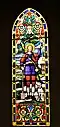 Vitrail, saint Isidore.