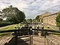 L'écluse 12, dite Ballymakaily, sur le Grand Canal. Août 2019.