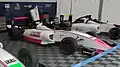 La F4 rose de Victor Bernier, ici dans le paddock de Nogaro.