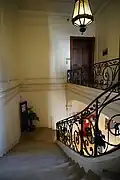 Son escalier.