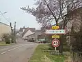 Entrée de Courbesseaux.