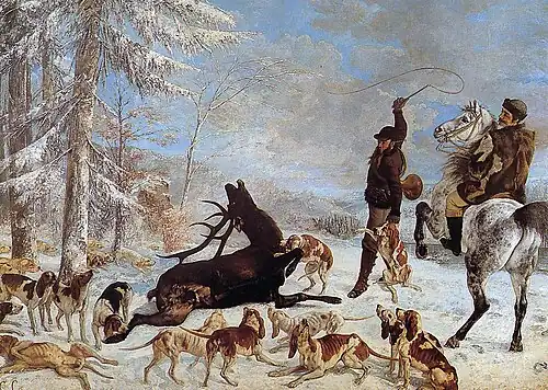 L'Hallali du cerf, 1867 – Musée des Beaux-Arts et d'Archéologie de Besançon, Besançon.