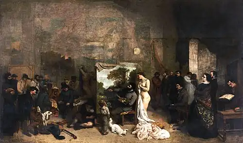 L'Atelier du peintreGustave CourbetAchat du Louvre avec Les Amis du Louvre, 1919