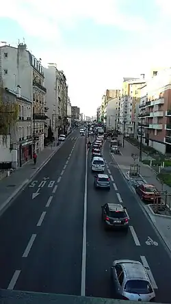 Depuis le pont du boul. St-Denis.