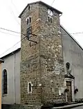 L'église, côté nord-ouest.