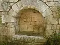Piscine liturgique, à l'intérieur