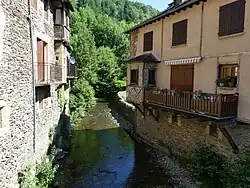 Vue vers l'amont.