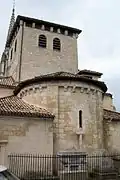 Vue est du chevet (juin&nbsp;2012)