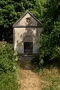 Oratoire des jardins de l'ancien Couvent des Annonciades Célestes, construit en 1851
