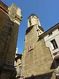 Tour du clocher et horloge (juillet 2017).