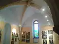 Vue intérieure de l'une des chapelles.