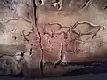 Parc préhistorique, réplique de bisons de la grotte de La Covaciella (es), Cabrales.