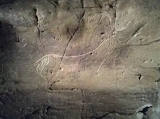 Gravure pariétale