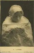 La pensée sculpture de Auguste Rodin.