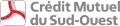 Logo du Crédit Mutuel du Sud-Ouest.